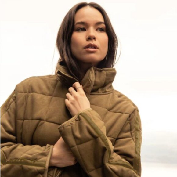 Jackson Rowe By The Way Quilted Jacket Olive Green L - Picture 1 of 13